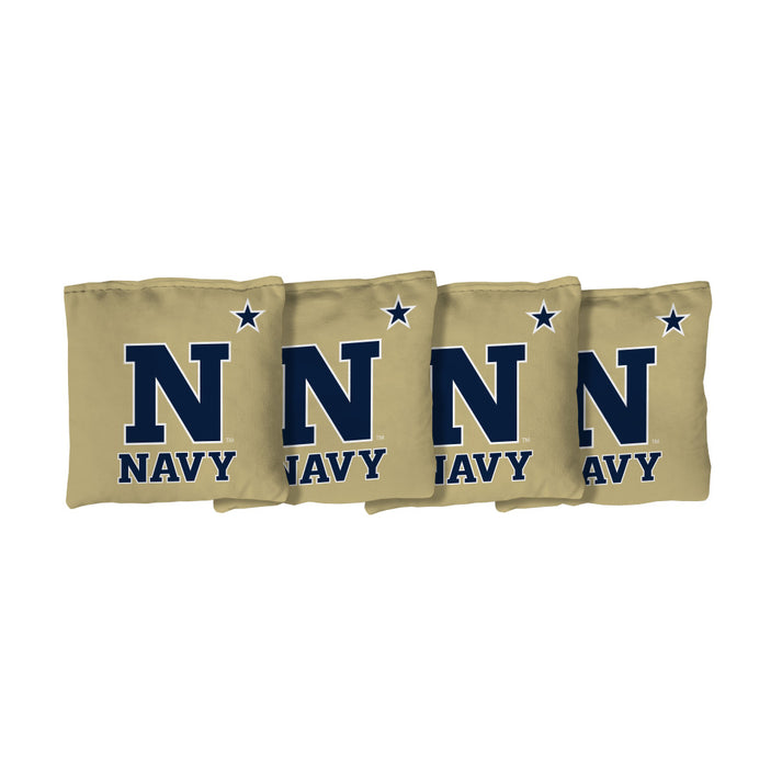 Naval Academy Corn Filled Cornhole Bags (Gold)