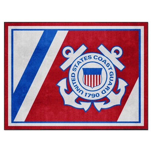 U.S. Coast Guard 8' x 10' Plush Rug