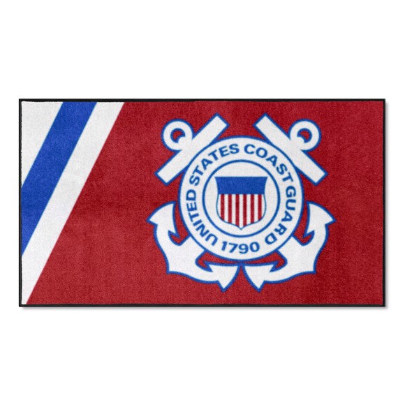 U.S. Coast Guard 3' x 5' Plush Rug