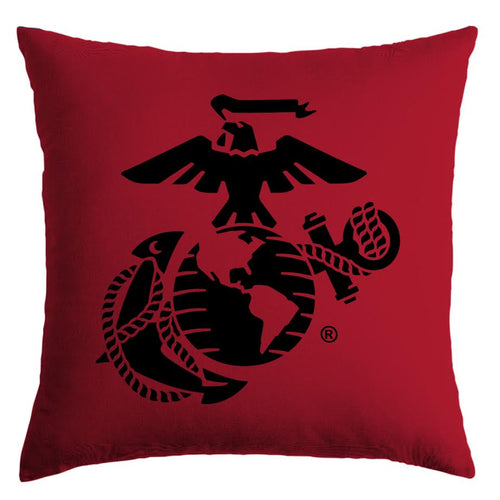 Marines EGA Simmons Throw Pillow (Red)