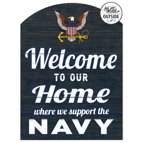 Navy Indoor Outdoor Marquee Sign (16x22)