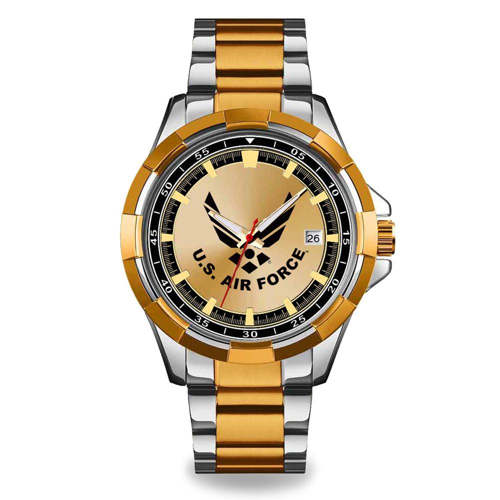 Air Force Wings Two Tone Watch (silver/gold)