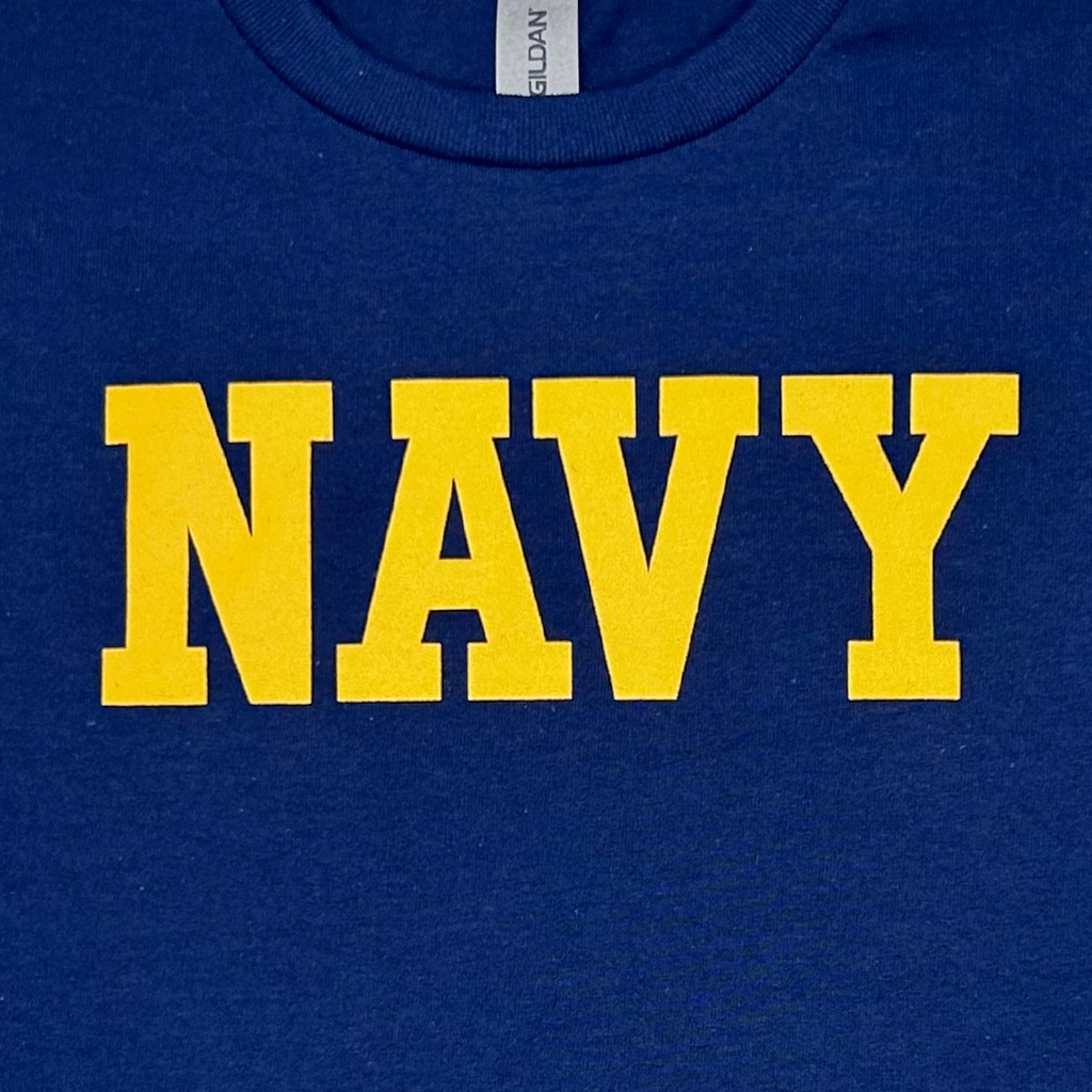 Navy Youth Logo Core Long Sleeve T-Shirt (Navy)