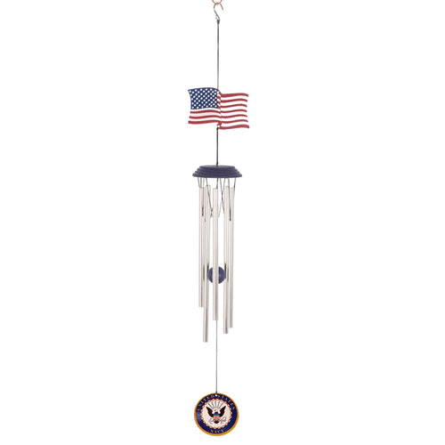 Navy Seal USA Flag Wind Chimes
