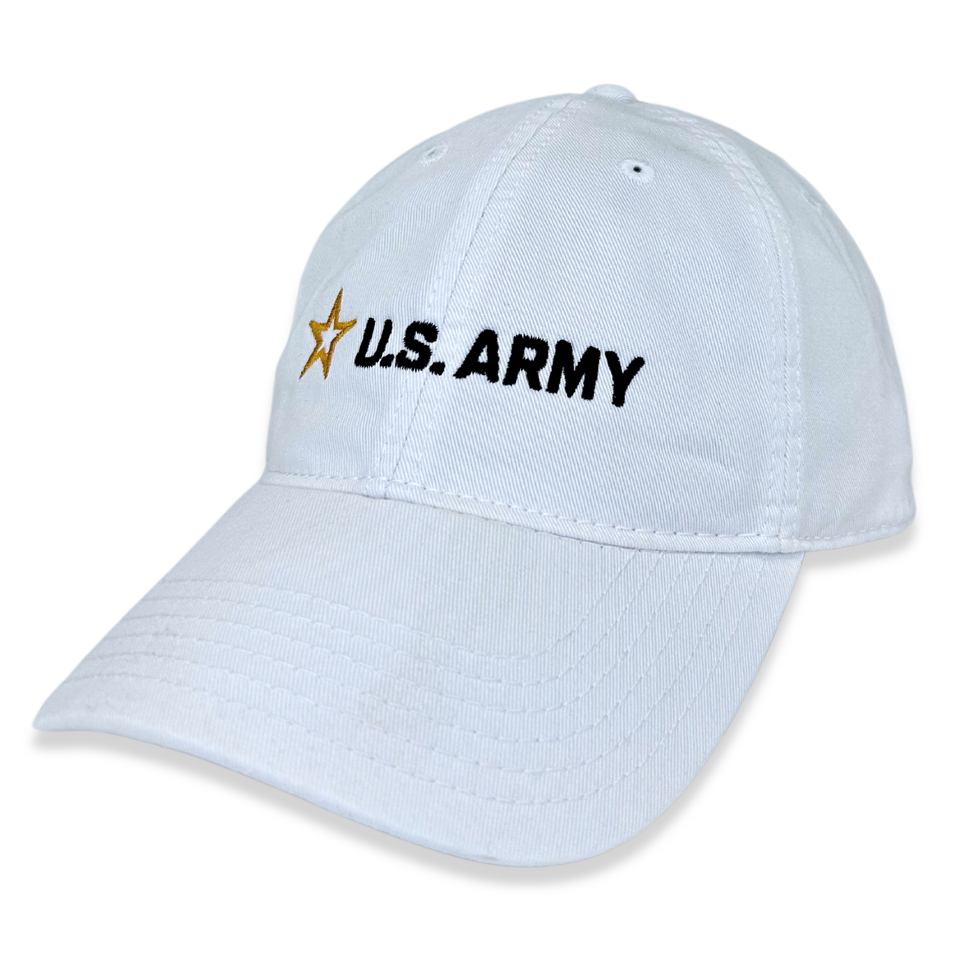 Army Star Logo Hat (White)