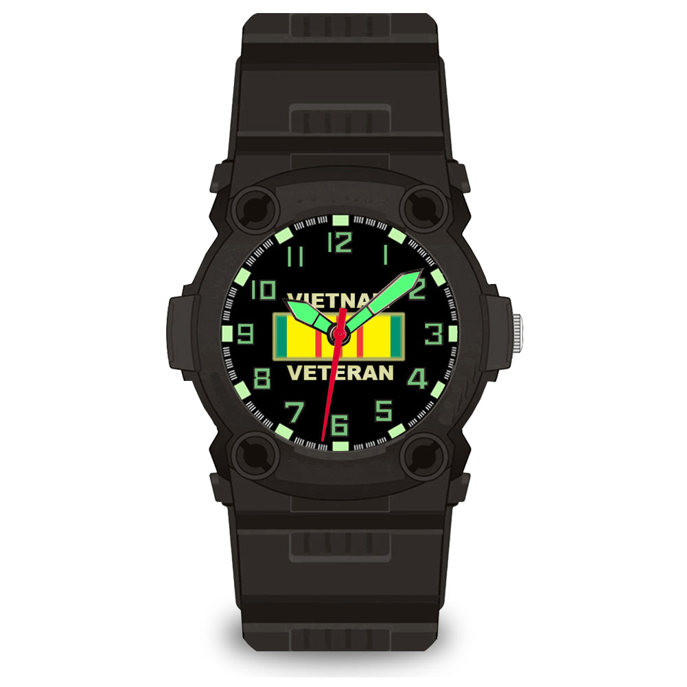 Vietnam Veteran Model 24 Series Watch (Black)