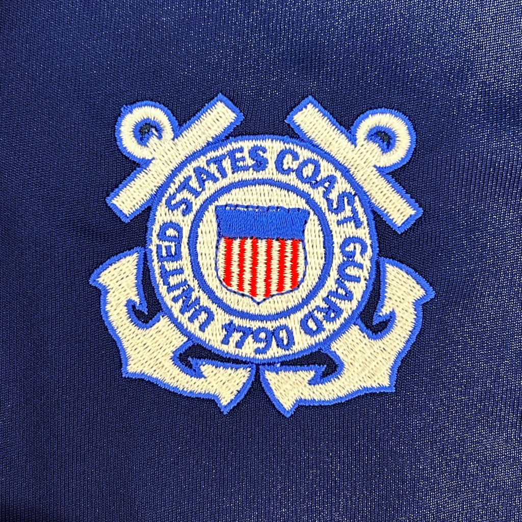 Coast Guard Embroidered Performance Polo