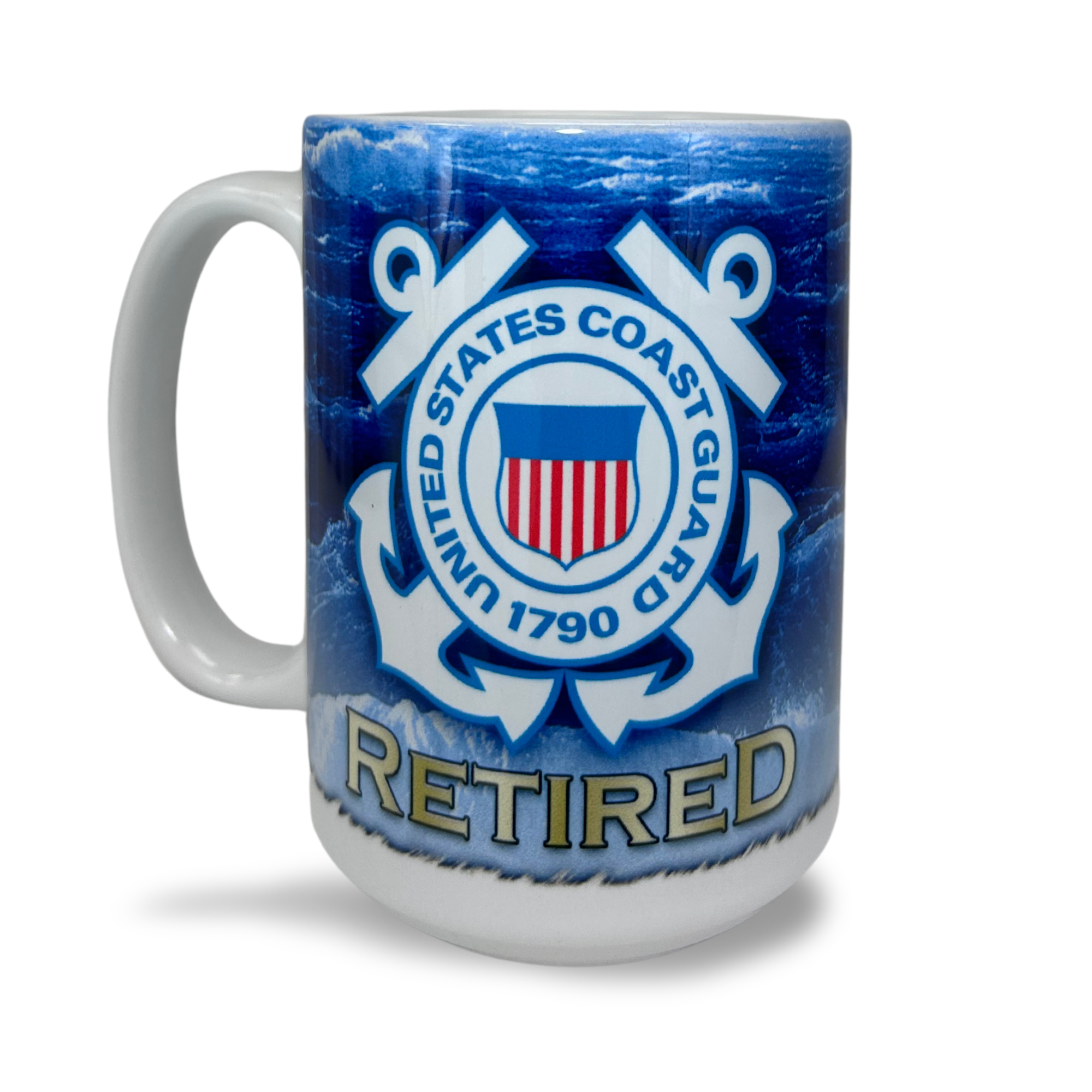 United States Coast Guard Retired Mug