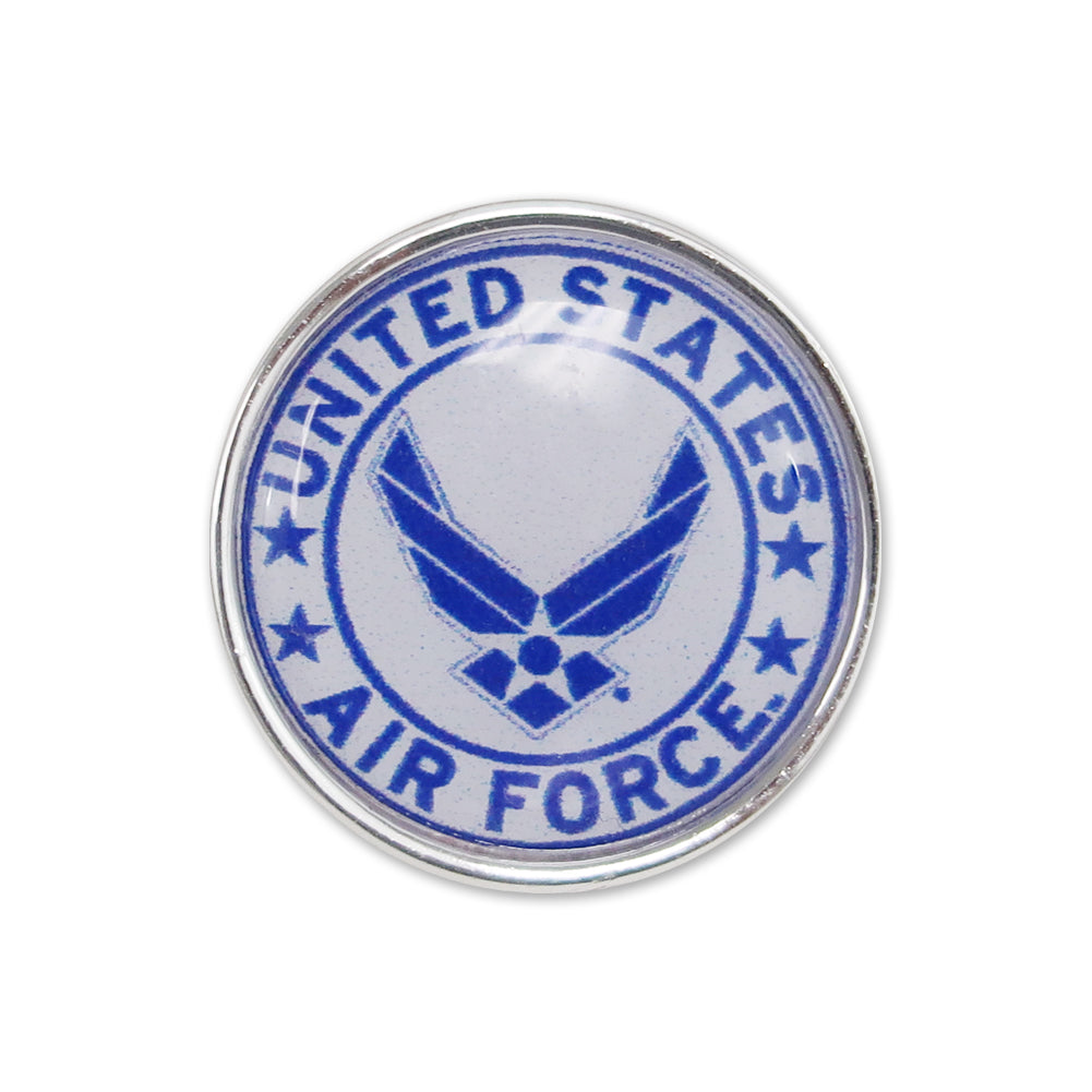 United States Air Force Wings Lapel Pin (White)