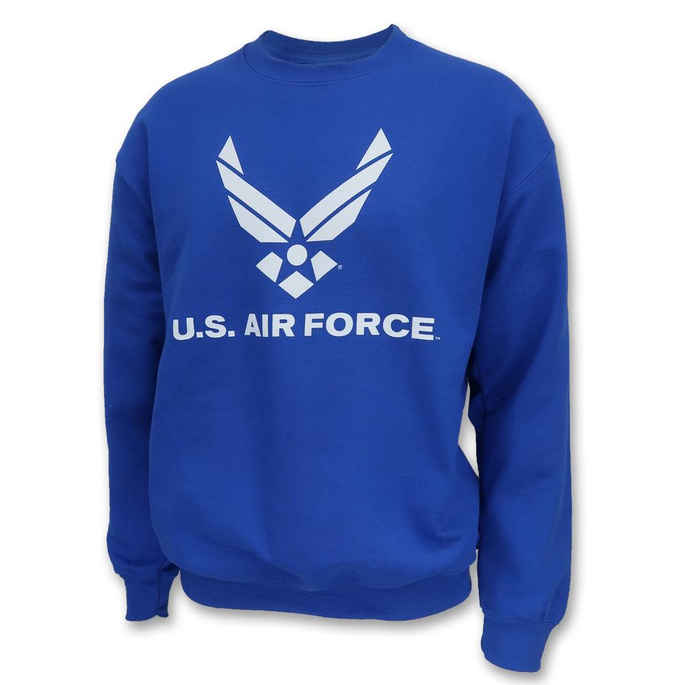 Air Force Wings Logo Crewneck (Royal)