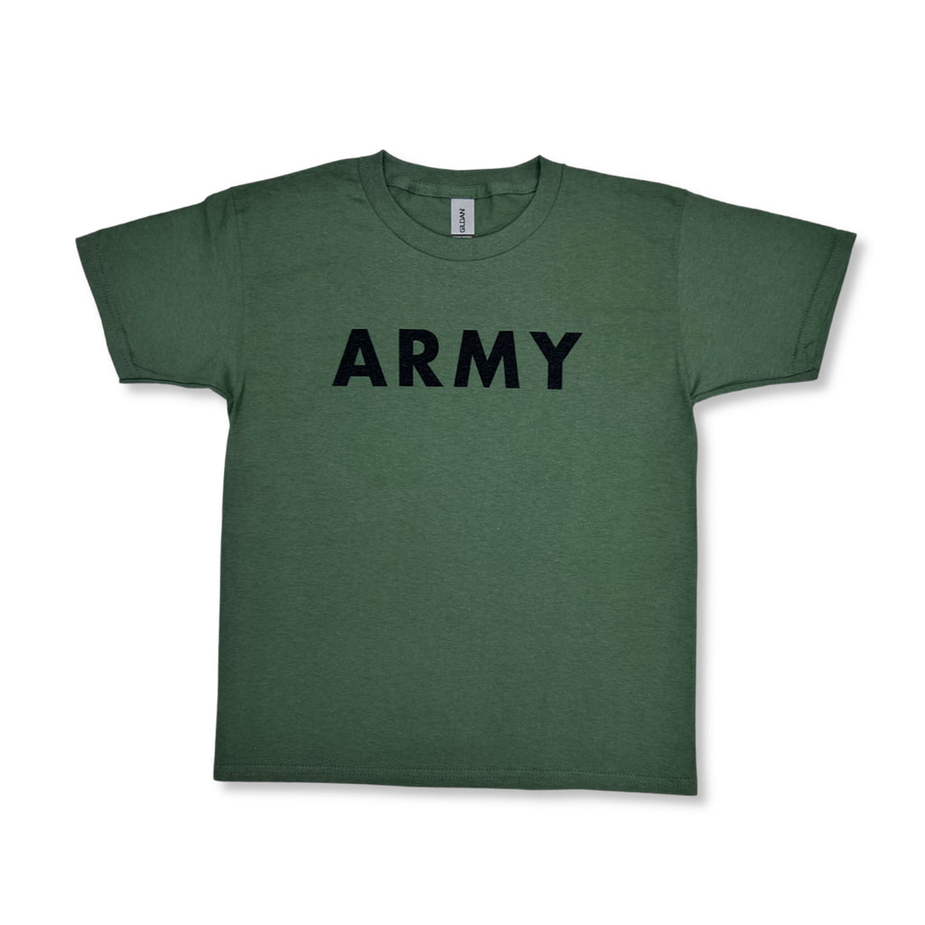 Army Youth Logo Core T-Shirt (OD Green)
