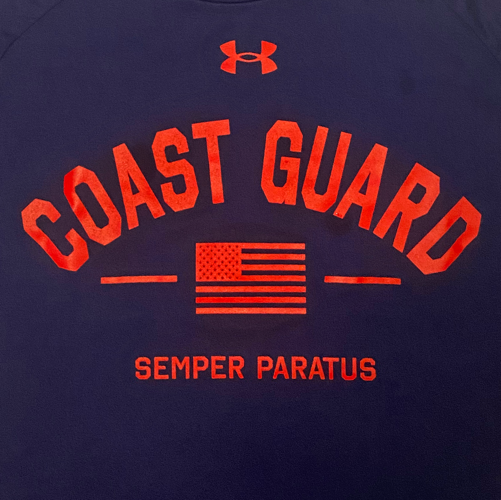 Coast Guard Under Armour Semper Paratus Tech T-Shirt (Navy)