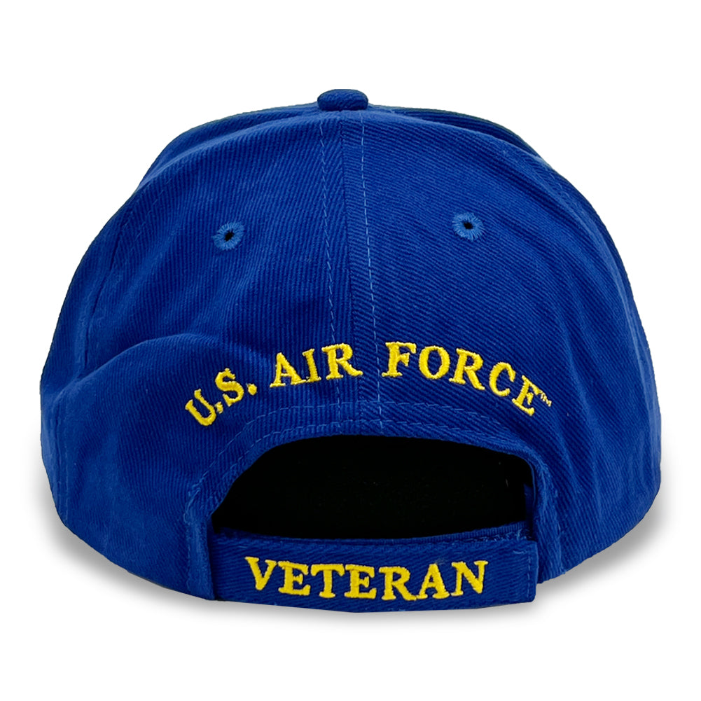 Air Force Veteran Wreath Hat (Royal)