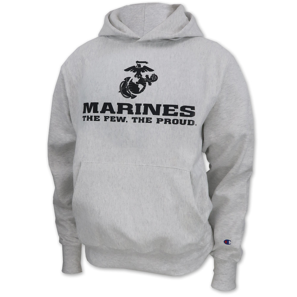 Champion Marines EGA Weave (Ash) Reverse Hood