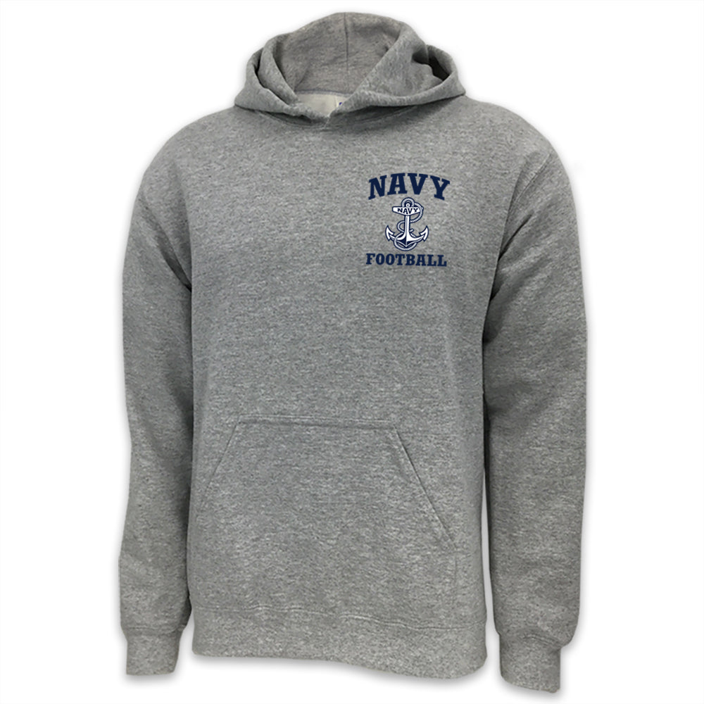 Navy Anchor Football Hood