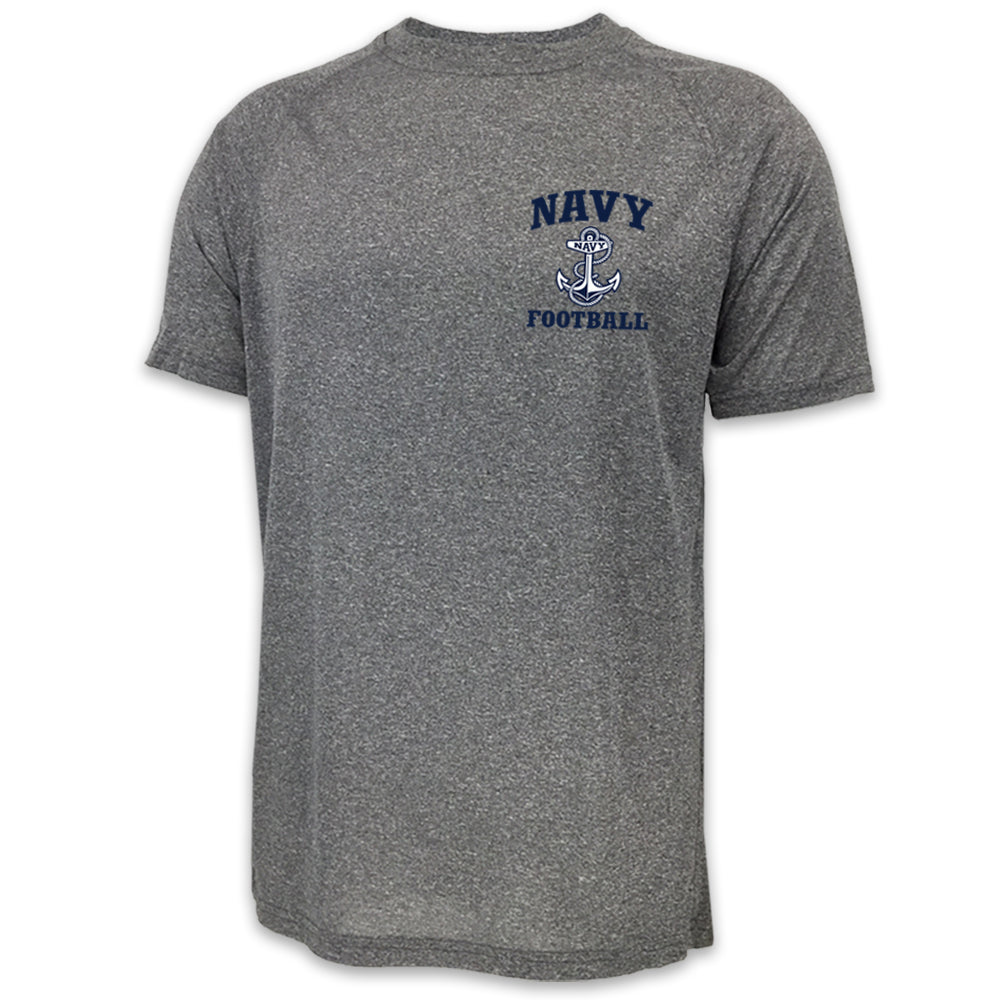 Navy Anchor Football Performance T-Shirt