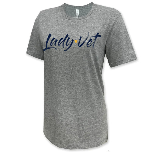 Navy Lady Vet Full Chest Logo T-Shirt (unisex fit)