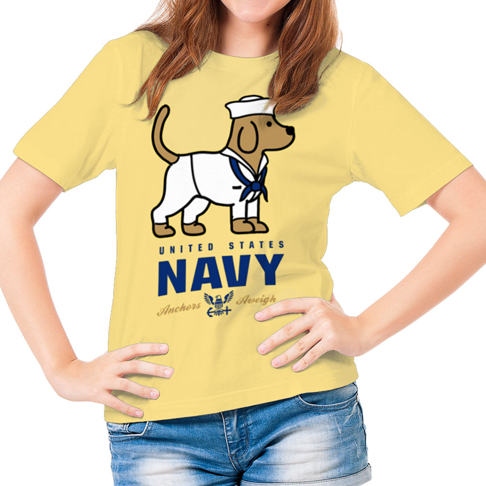 United States Navy Pup T-Shirt (Yellow)