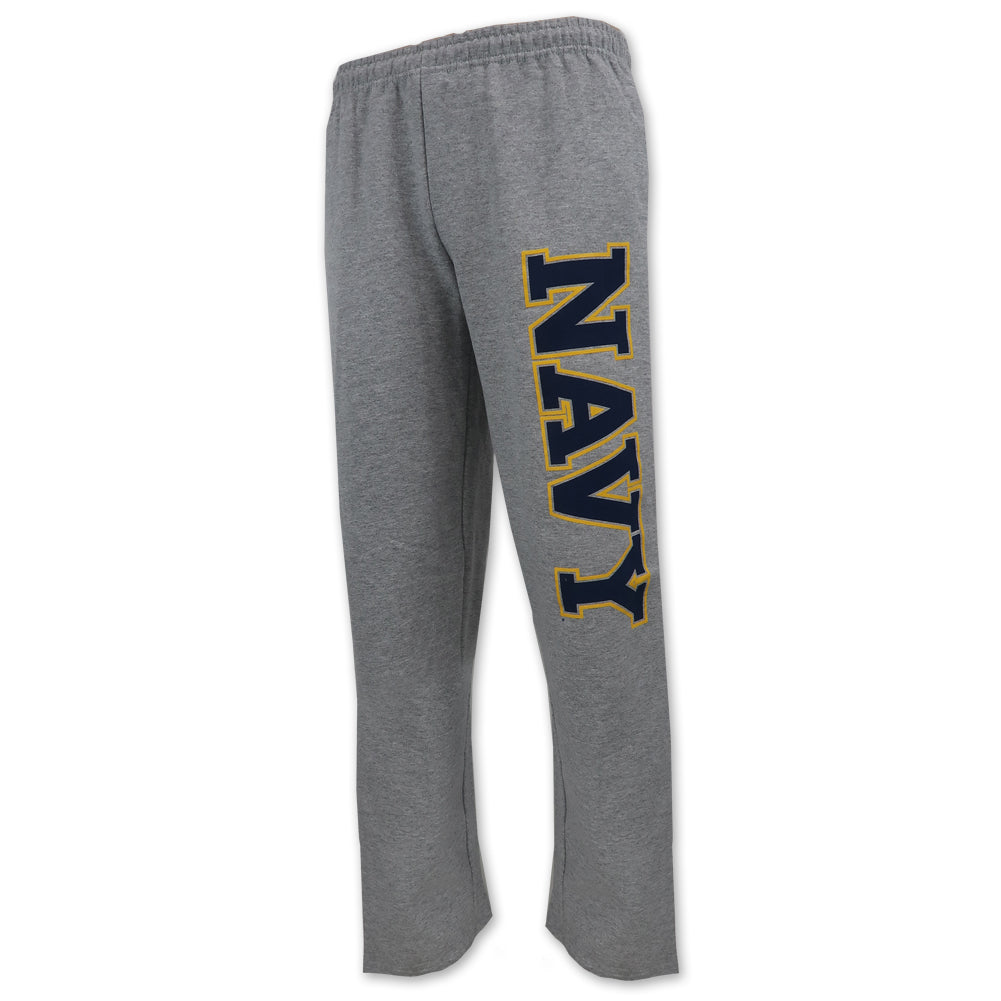 Navy Block Sweatpants (Grey)
