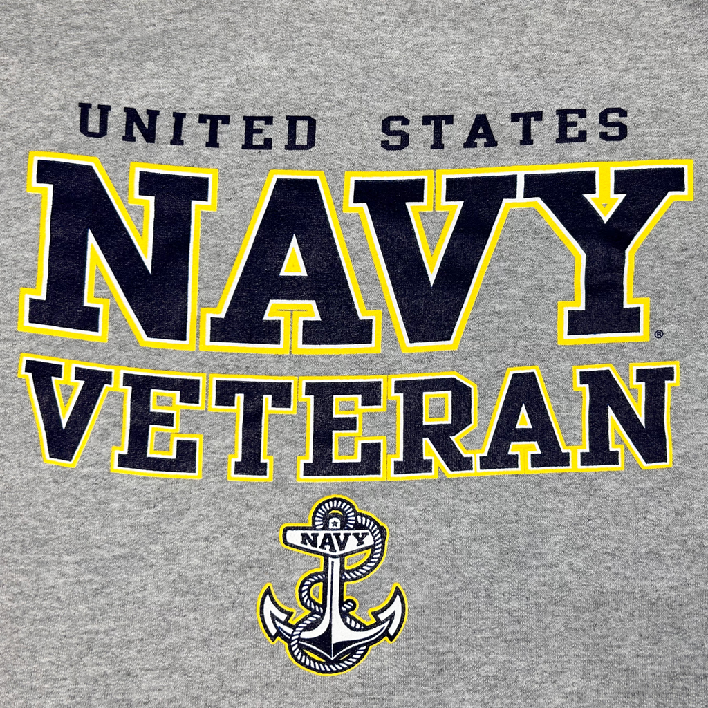 Navy Veteran Anchor Hood (Grey)