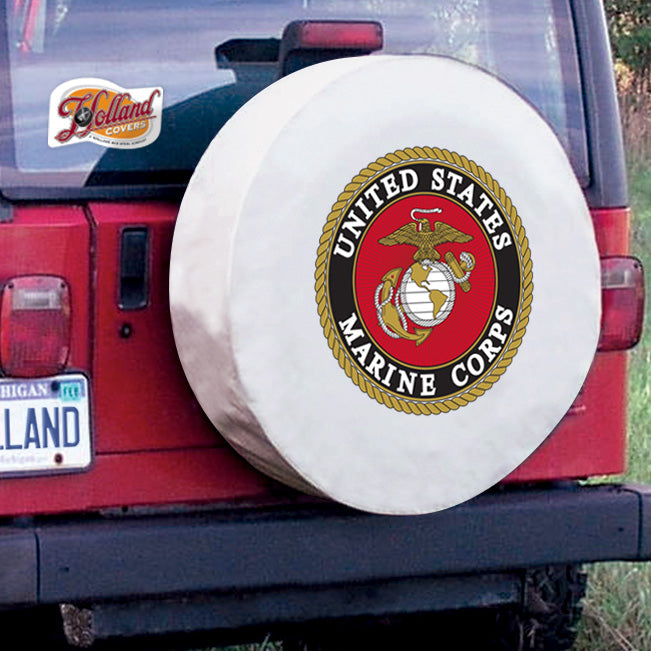 United States Marines Tire Cover