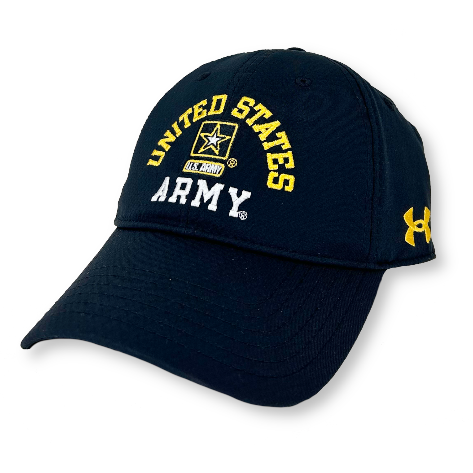 United States Army Under Armour Zone Adjustable Hat Black