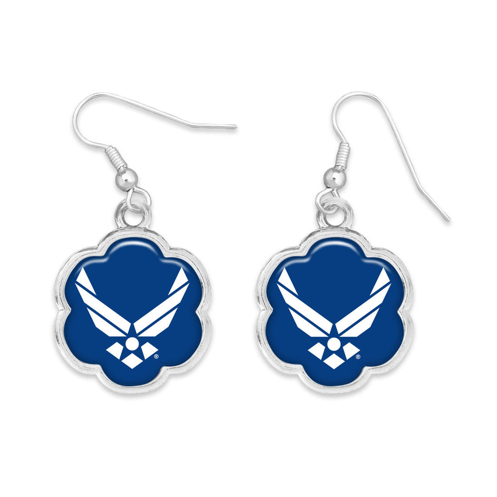 U.S. Air Force Wings Hazel Earrings (Royal)