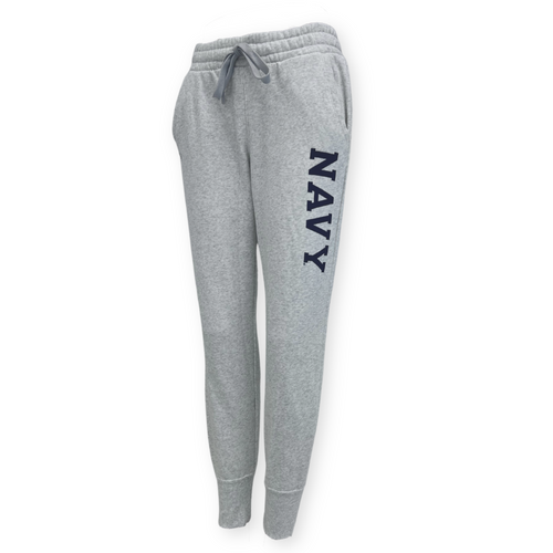Navy Ladies Under Armour All Day Fleece Joggers (Grey)