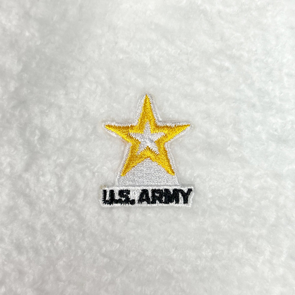 Army Star Ladies Cozy Socks (White)