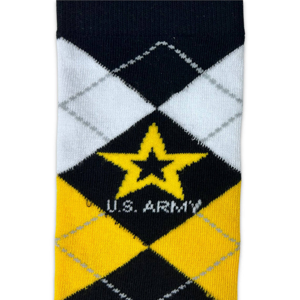 Army Star Dress Argyle Socks