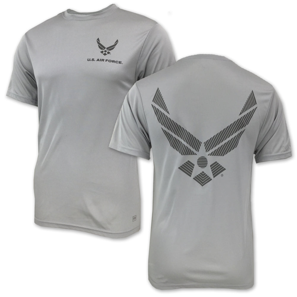 AFG U.S. Air Force T-Shirts: Air Force Wings Logo Pocket T-Shirt Royal / XL