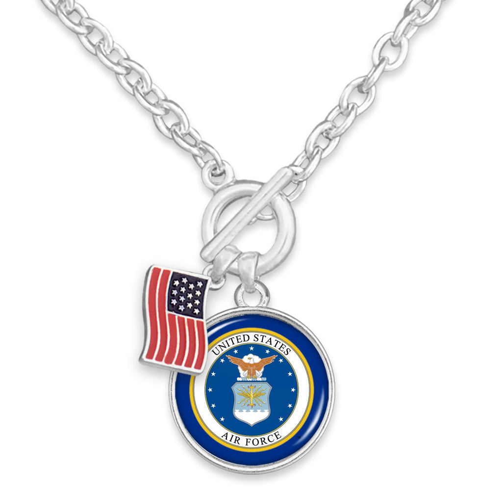 Air Force Seal Toggle Necklace