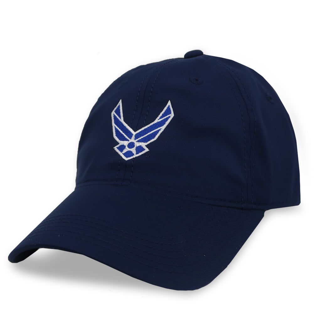 AIR FORCE WINGS COOL FIT PERFORMANCE HAT (NAVY) 2