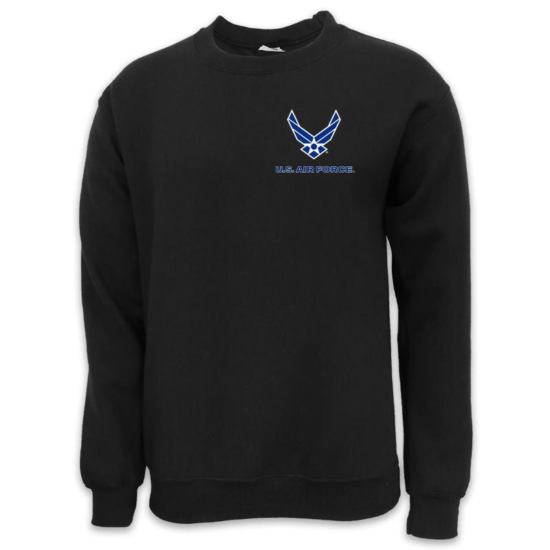 U.S. Air Force Sweatshirts: Air Force Wings Logo Crewneck