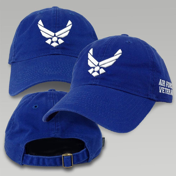 AIR FORCE WINGS VET HAT (ROYAL) 1