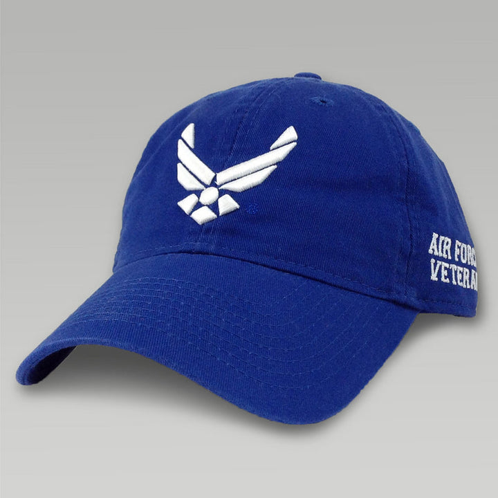 AIR FORCE WINGS VET HAT (ROYAL)