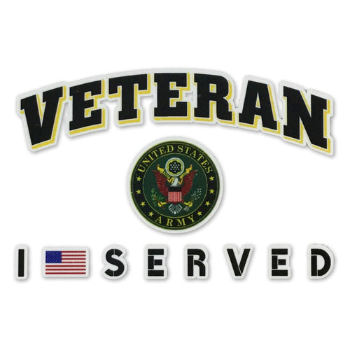 ARMY VETERAN I SERVED DECAL 1
