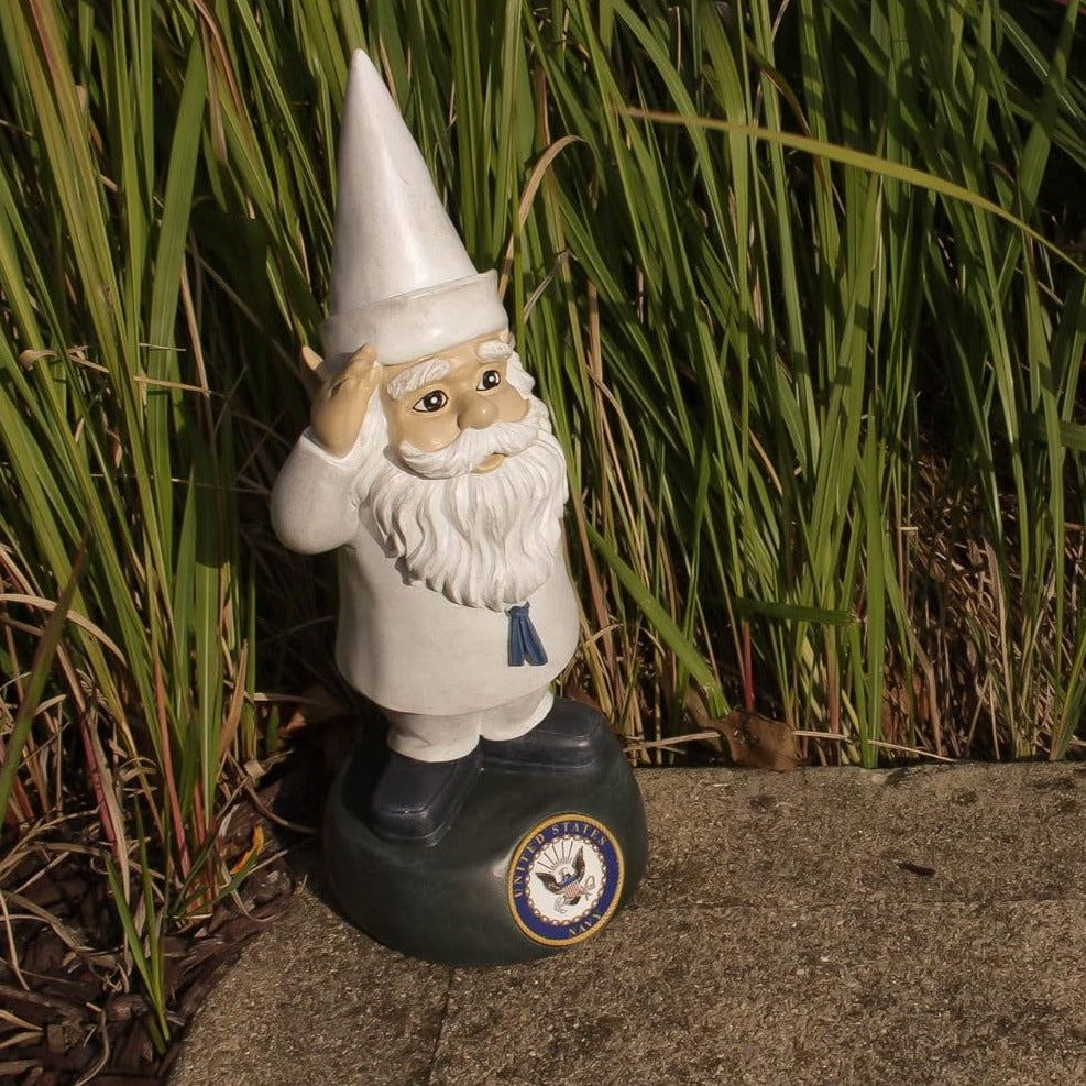 Navy Garden Gnome