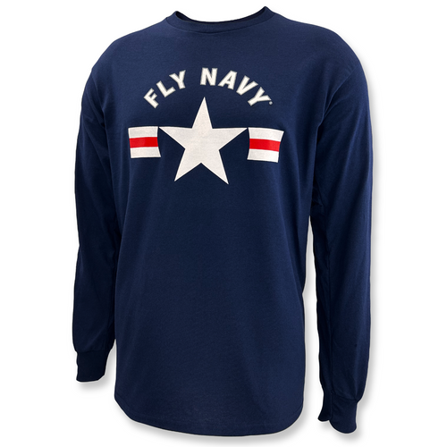 Navy Fly Navy Long Sleeve T-Shirt (Navy)