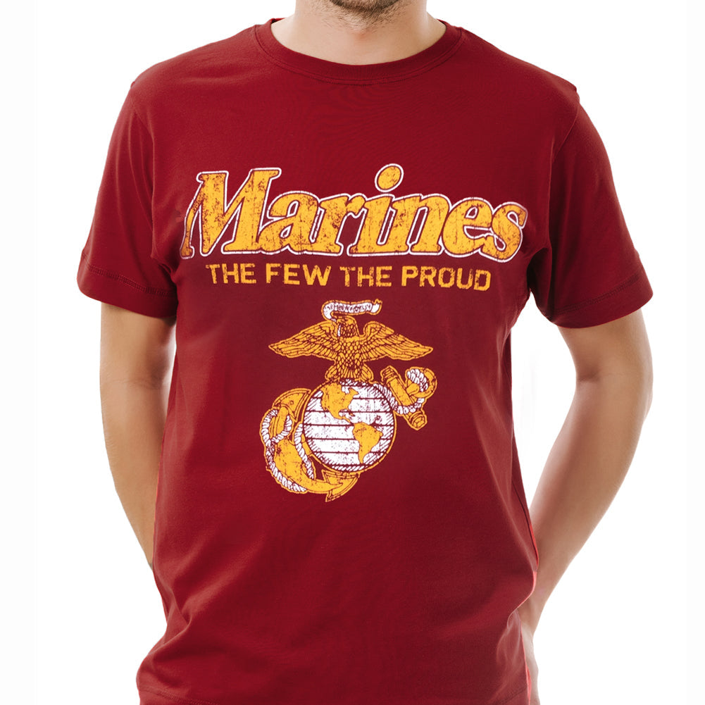 MARINES THE FEW THE PROUD FADED T (CARDINAL) 3