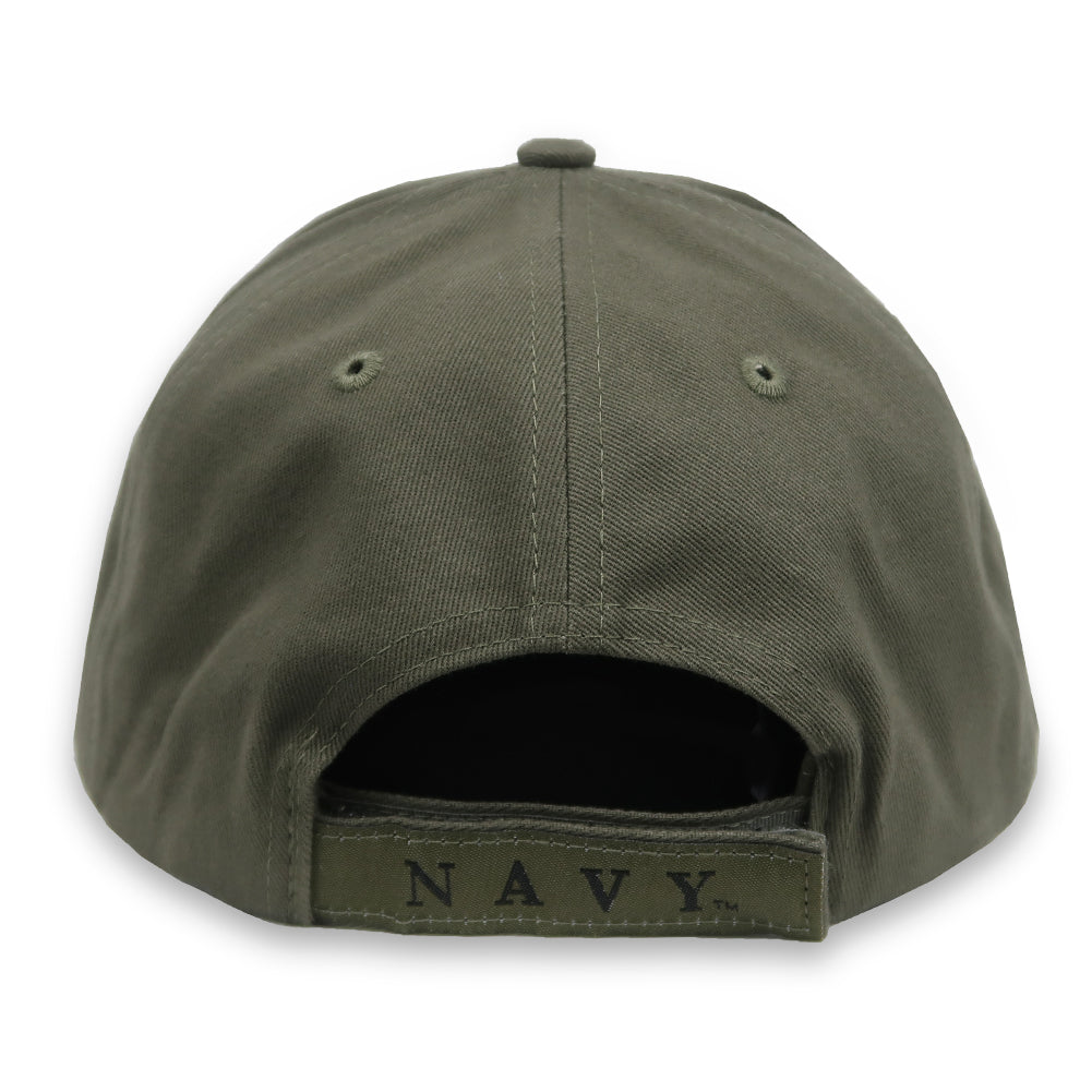 NAVY DELUXE LOW PROFILE HAT (OD GREEN) 1