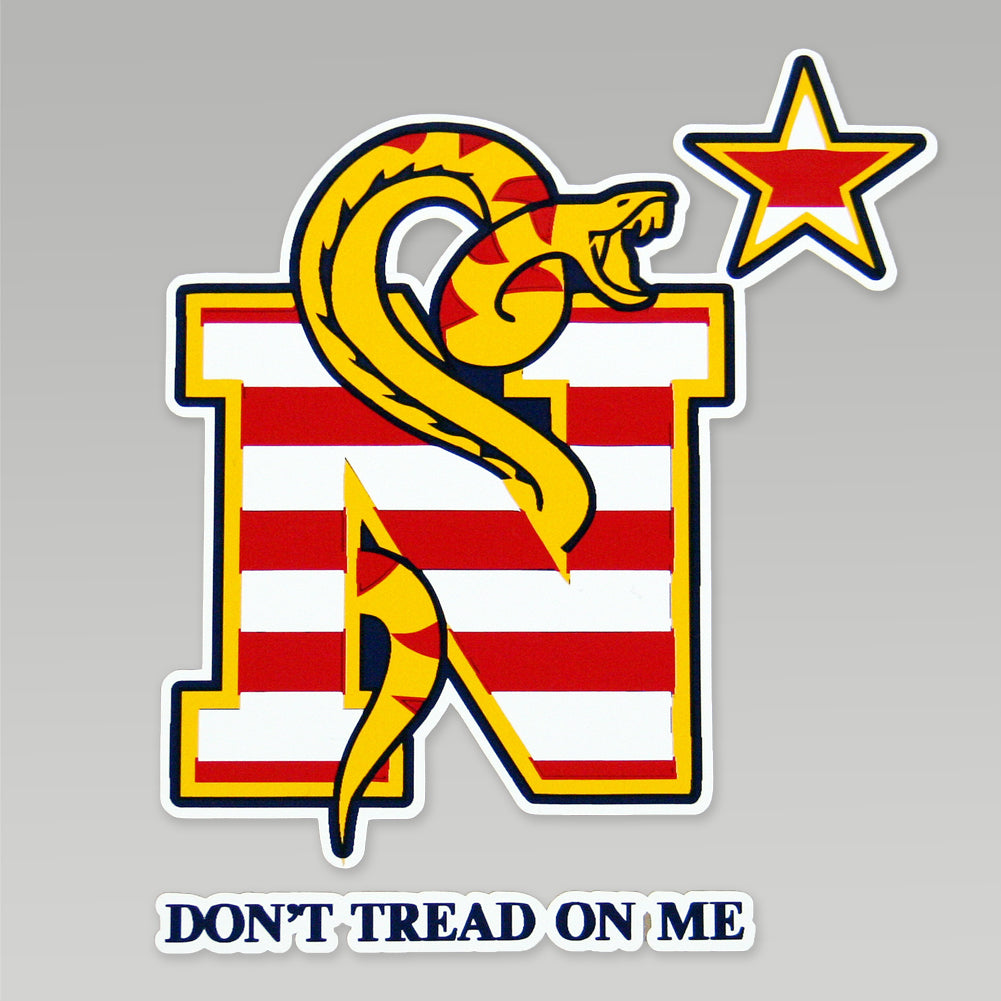 NAVY DONT TREAD ON ME DECAL 1