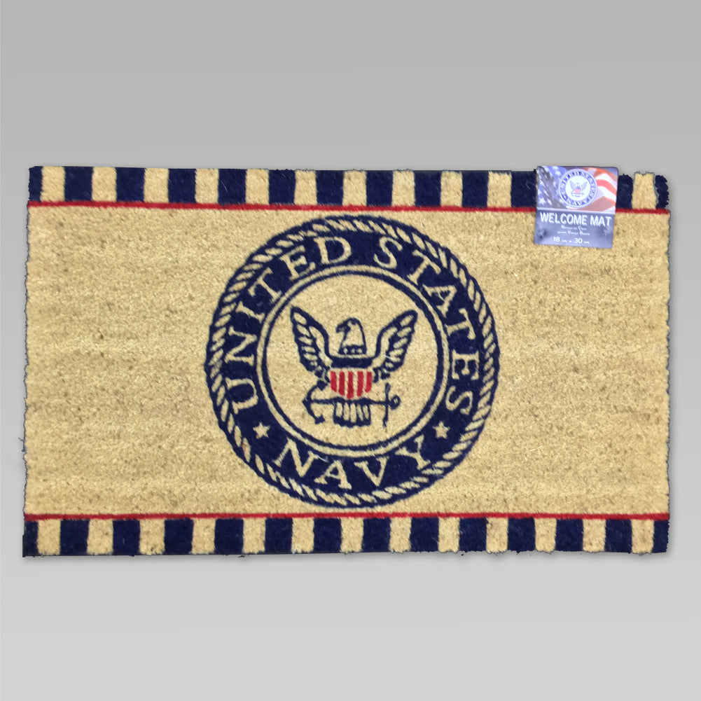 NAVY DOORMAT