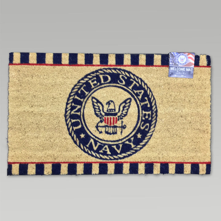 NAVY DOORMAT