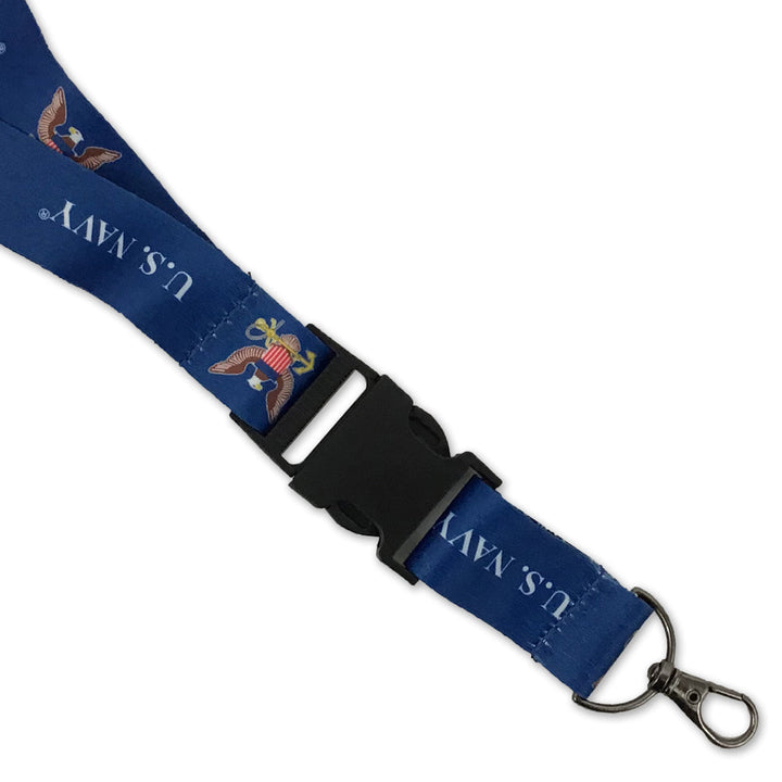 NAVY REVERSIBLE LANYARD 1