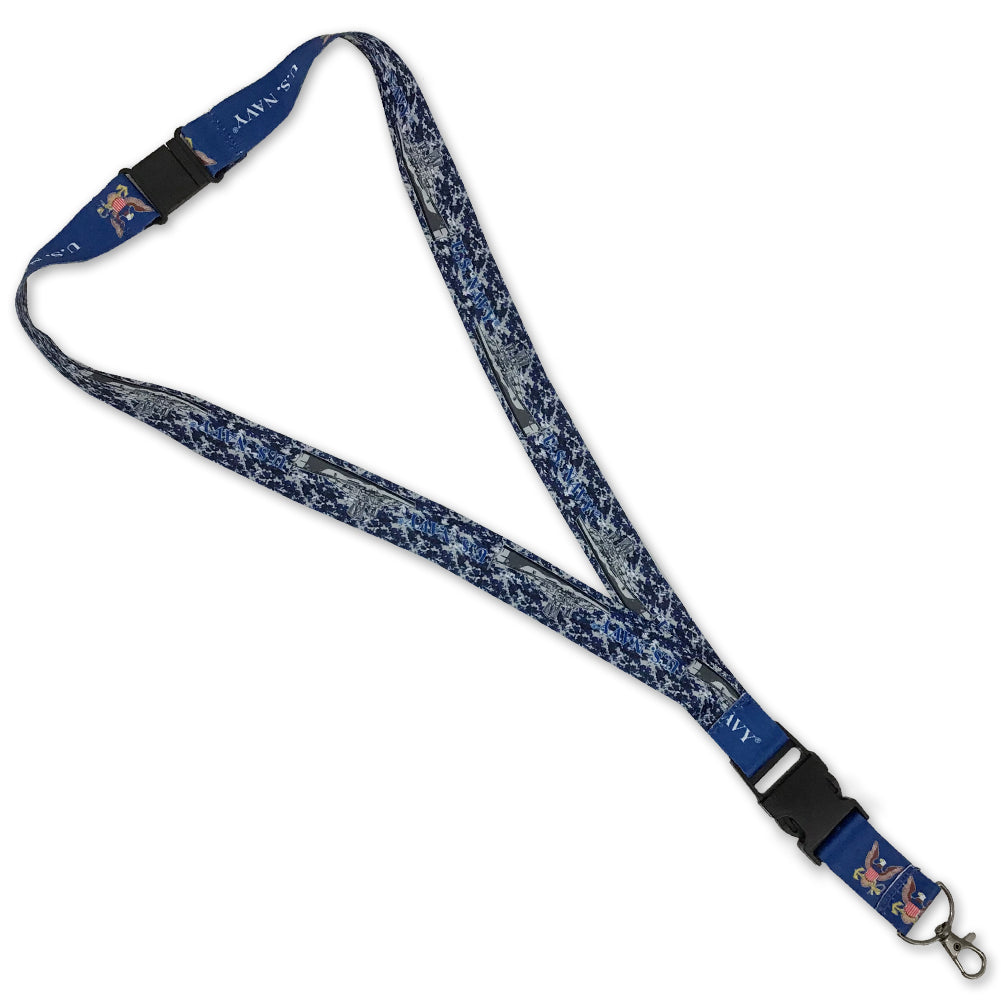 NAVY REVERSIBLE LANYARD 3
