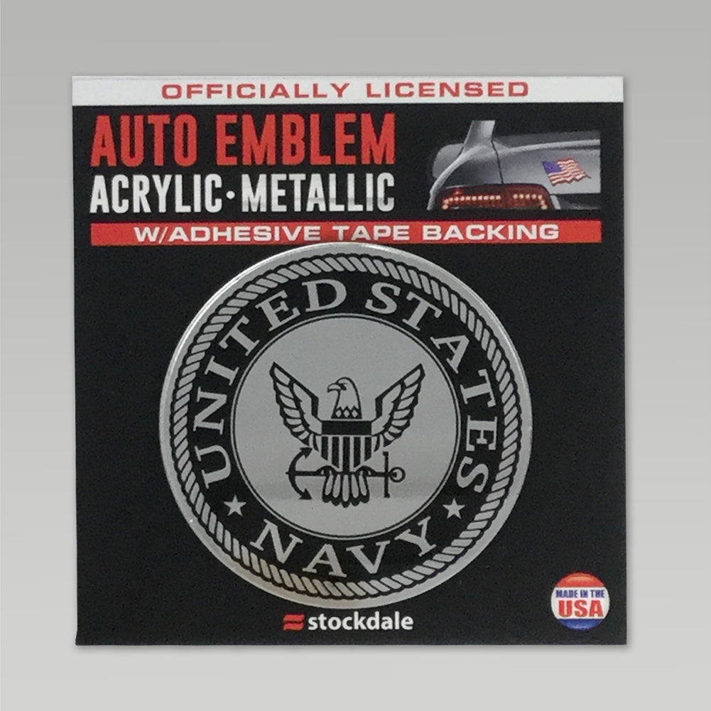 NAVY EAGLE CHROME EMBLEM