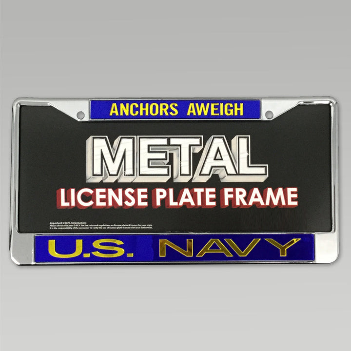 NAVY LICENSE PLATE FRAME 1