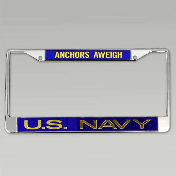 NAVY LICENSE PLATE FRAME