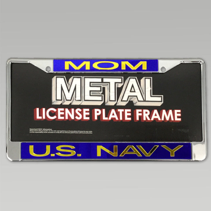 NAVY MOM LICENSE PLATE FRAME 1